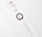 Isaac Mizrahi Live! Watch with Round Colored Bezel,. White, One size